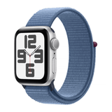 Apple Watch Se 2 44mm (2023) Gps - Silver Aluminum / Winter Blue Sport Loop