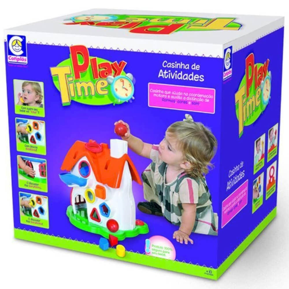 Casa Com Atividades Play Time Cotiplas