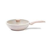 Frigideira Wok Sirius 28 Cm 3,4 L Para Indução Em Alumínio Com Revestimento Cerâmico Vanilla Brinox