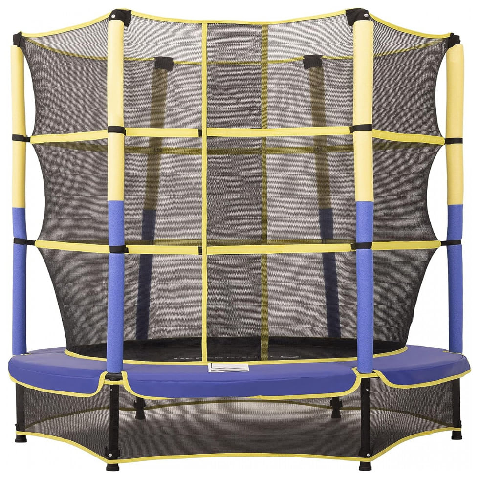 Cama Elastica Infantil Com Diametro E Rede De Protecao Para Ate Kg, Upper Bounce Ubsf01 55, Azul