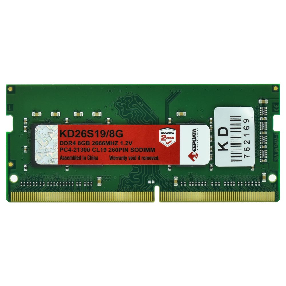 Memoria Ram Para Notebook Keepdata Ddr4 8gb 2666mhz Kd26s19/8g