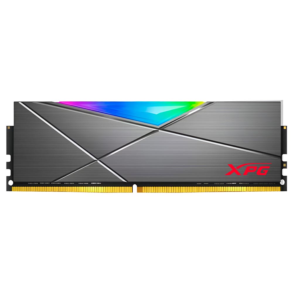 Memoria Ram Adata Xpg Spectrix D50 Ddr4 8gb 3200mhz Rgb - Cinza (ax4u32008g16a-st50)