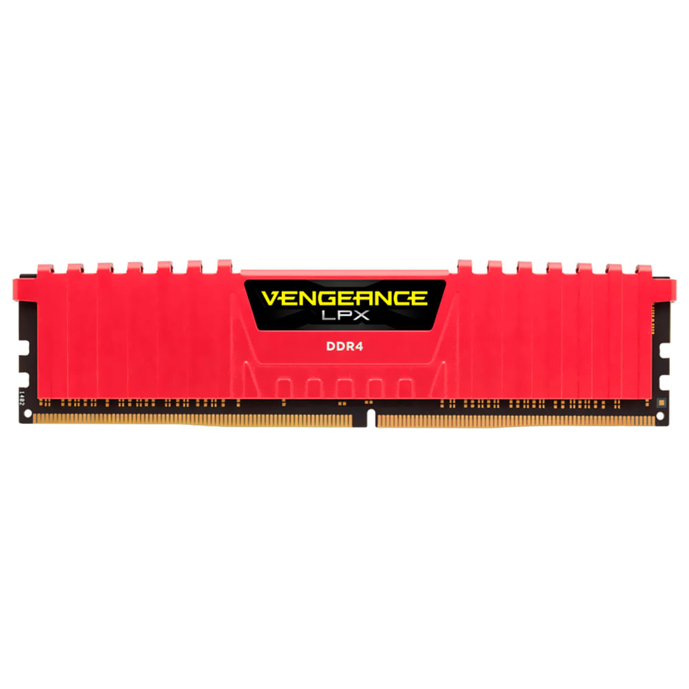 Memoria Ram Corsair Vengeance 8gb / Ddr4 / 2666mhz - Vermelho (cmk8gx4m1a2666c16r)