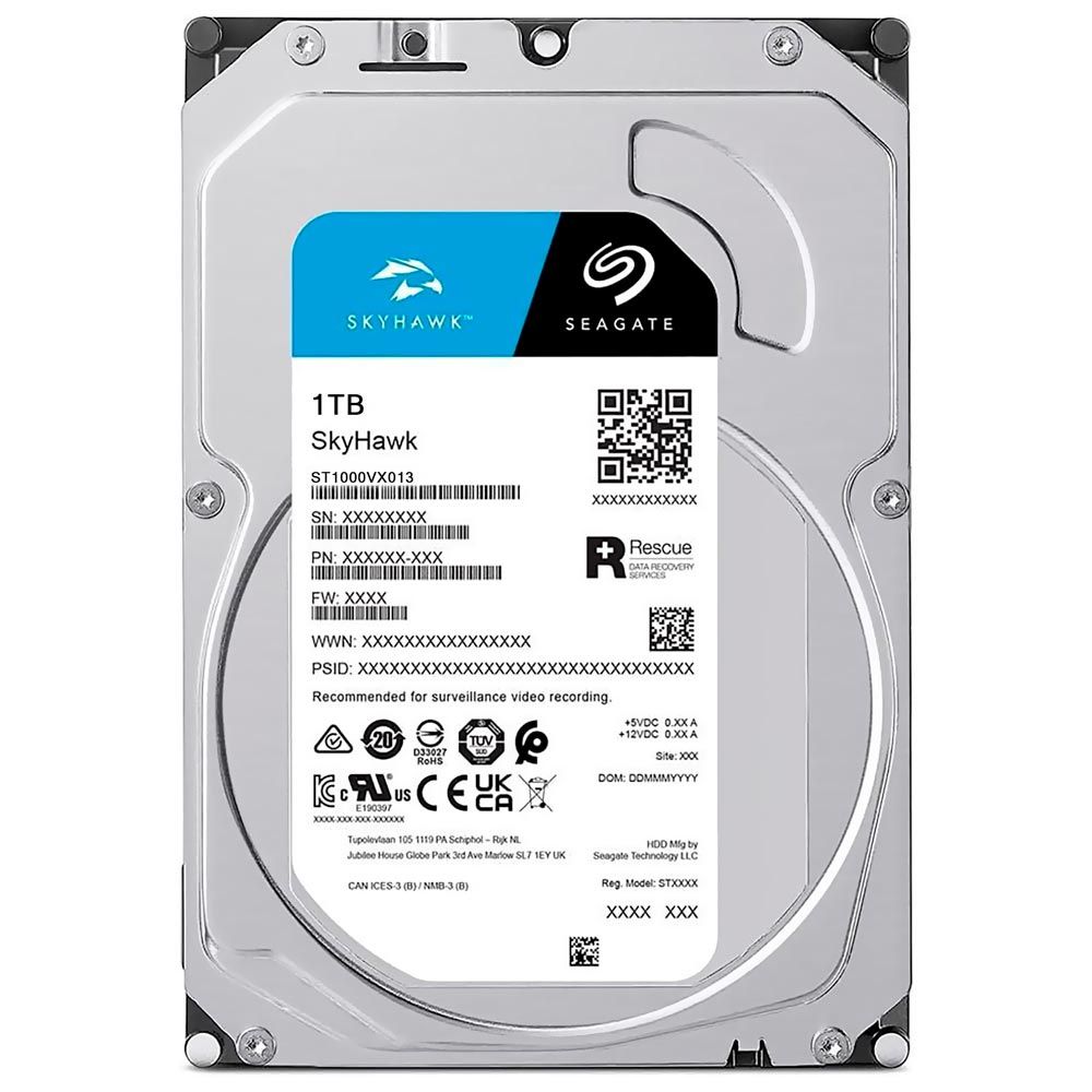 Hd Seagate 1tb Skyhawk Surveillance 3.5&quot; Sata 3 5400rpm - St1000vx013