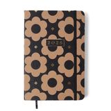 Agenda Planner Diária 2025 14x21cm Kraft Flores Max Cicero