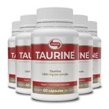 Kit 5 Taurine Vitafor 60 Cápsulas De 550mg