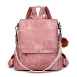 Mochila Cofihome Para Mulheres Em Couro Vegano Rosa