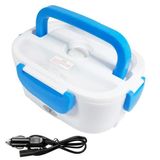 Marmita Elétrica Portátil 12v Lunch Box Automotiva Azul