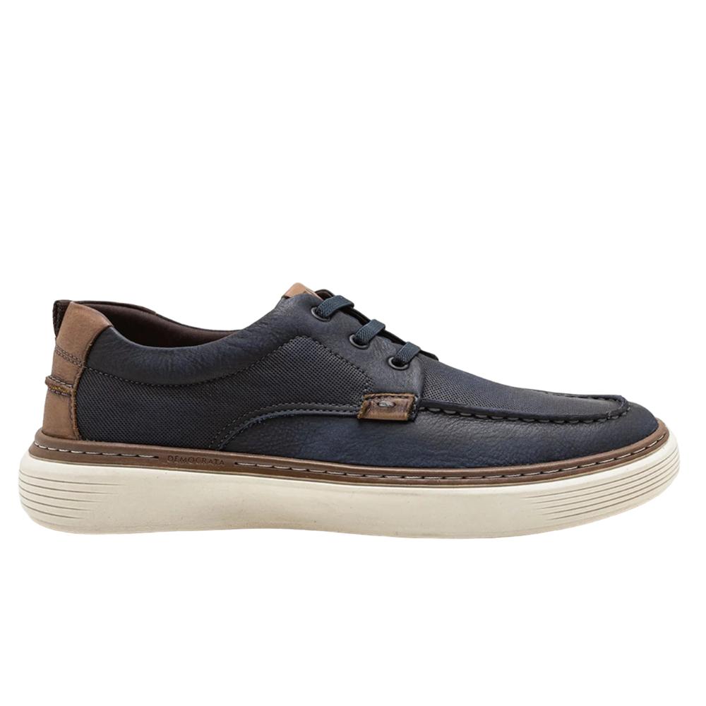 Sapatenis Democrata Denim Clash Ref 240301-3 Azul/marrom 043