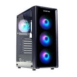 Gabinete Gamer Sigma Liketec Com 4 Fan Argb Usb 3.0