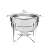 RECHAUD BANHO-MARIA EM ACO INOX 7 L COM FOGAREIRO TRAMONTINA