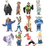 Conjuntos De Bonecos Cake Toppers Perftsaly Zootop Para Festa De Aniversário