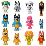 Figuras De Ação Toysvill Bluey Dogs Family &amp; Friends X12