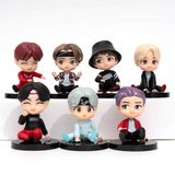 Conjunto De Chapéus De Bolo Mc Ttl Bts Characters, 7 Unidades Para Aniversário