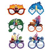 Máscara De 2 Óculos Party Favors Mc Ttl Inside Out, 12 Unidades Para Crianças