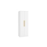 Guarda-roupa 2 Portas 2 Cabideiros Kappesberg Adapt Branco 80cm