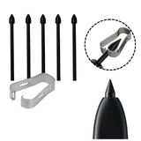 Kit 5 Pontas S Pen + Extrator Para Tab S7 Plus 2020 Sm-t970