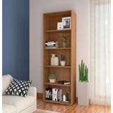 Estante Para Livros 5 Prateleiras Multy Cinamomo