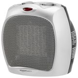 Aquecedor Eletrico Portatil De Ceramica Com Termostato, 1500w 110v, Prata