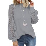 Blusa Feminina Queenie Visconti, Renda, Crochê, Gola Alta