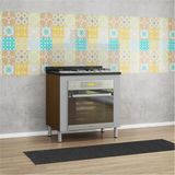 Balcão para Forno e Cooktop Rubi com 5 Bocas Bartira