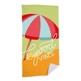 Toalha De Praia Guarda-sol Good Vibes