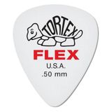 Palheta Dunlop Tortex Flex U.s.a Branca .50mm Unidade