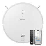 Robô Aspirador Smart WAP Robot W1000 Inteligente com Mapeamento, Passa Pano, Filtro HEPA, Comando de Voz Alexa e Google