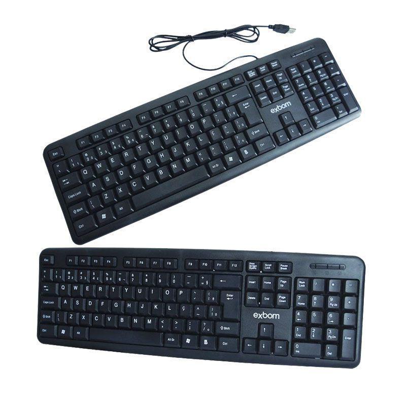 Componentes Teclado Usb Standard Abnt Ii Padrão Brasileiro Exbom Bk 102 Descrição Do Produto O 9516