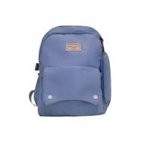 Mochila Fofa Com Estojo Estilo Coreano Escolar Azul