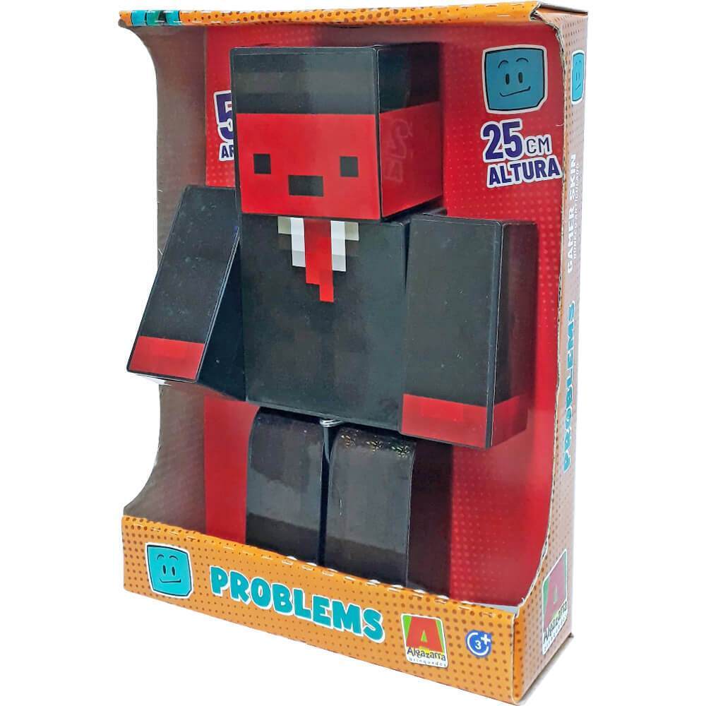 Boneco Gamer Skin Problems Kadu 25cm Algazarra