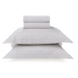 Jogo Cama Queen 200 Fios Trussardi Mompiano Branco
