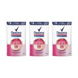 Sabonete Liquido Rexona Refil 200ml Agua De Rosas - 3un