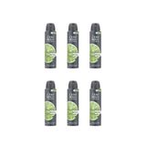 Desodorante Aero Dove 150ml Masc Limao E Salvia - Kit 6un