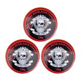 Creme Modelador Captain Hair Efeito Teia 130g - Kit Com 3un