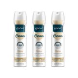 Desodorante Aero Above 150ml Women Cream Shine - Kit Com 3un