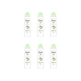 Desodorante Aero Dove 150ml Fem Go Fresh Pepino - Kit 6un