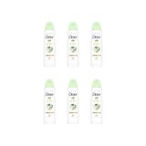 Desodorante Aero Dove 150ml Fem Go Fresh Pepino - Kit 6un