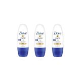 Desodorante Dove Rollon Feminino  30ml- Kit C/3un