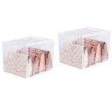 2 Colmeia Organizadora Gaveta Bolsa Multiuso 4 Nicho40x30x30