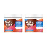 Mascara Capilar Negra Rosa 500g Hidrataçao - Kit Com 2un