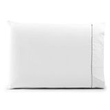 Fronha Avulsa 70cm X 50cm 1 Peça Paris 100% Algodão Percal 150 Fios Cor:branco