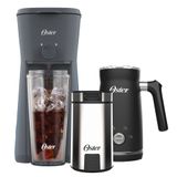 Kit Completo Café Gelado - Cafeteira - Espumador - Moedor Oster - 127v