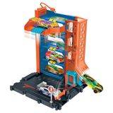 Pista Hot Wheels Mattel City Downtown Garagem Colorido