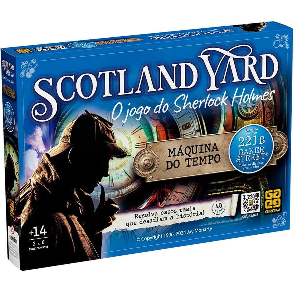 Jogo Scotland Yard Maquina Do Tempo Sherlock Holmes Grow