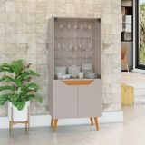 Cristaleira 4 Portas Plena Candian Jcm Movelaria