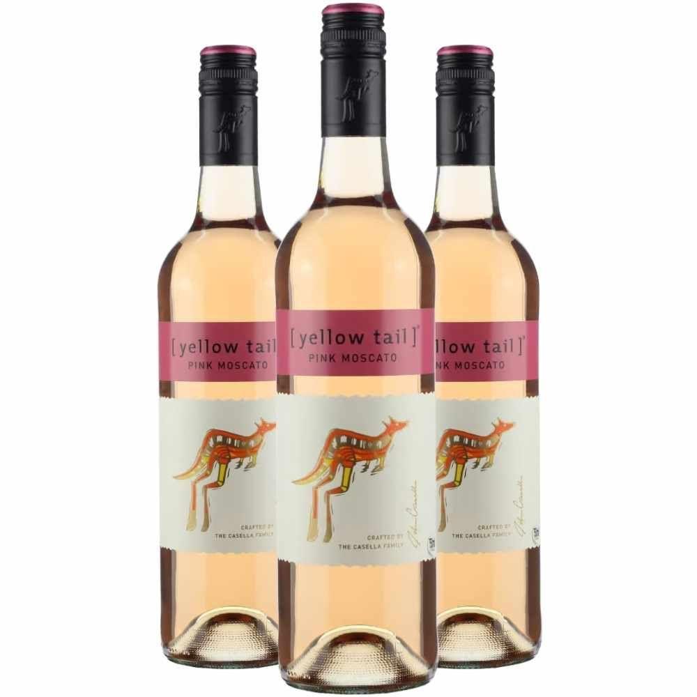 Vinho Rose Yellow Tail Pink Moscato 750ml (3 Und)