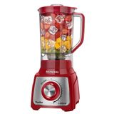 Liquidificador Mondial Turbo Inox L-1200 Ri Liquidificador-220v-vermelho/inox