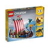 Navio Viking E A Serpente De Midgard - Lego Creator 31132