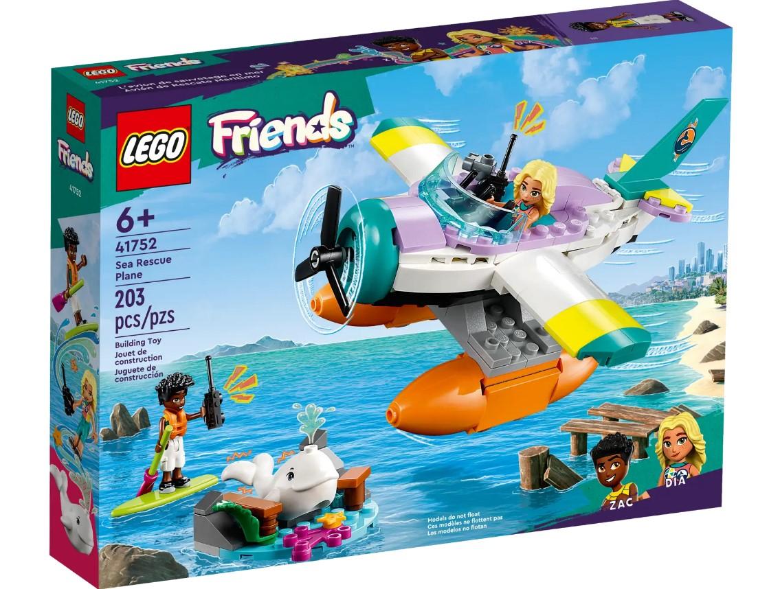 Lego Friends Avião De Resgate Marítimo - 41752